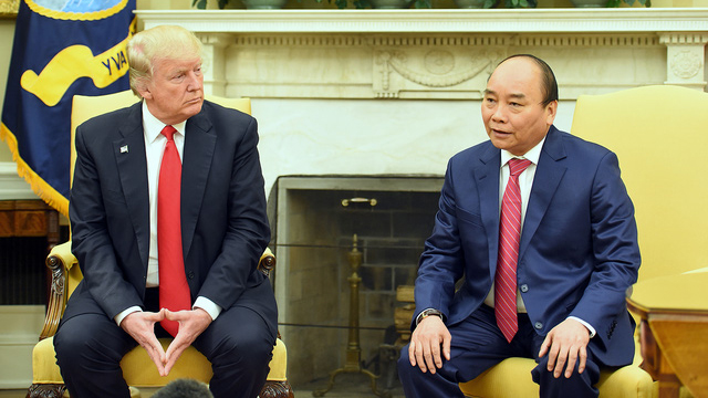 Cuộc hội đàm của Thủ Tướng Nguyễn Xuân Phúc với Tổng thống Donald Trump