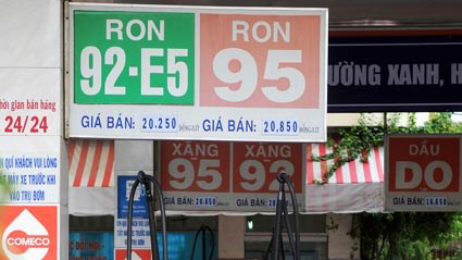 Được kiến nghị giảm giá xăng dầu RON92 và E5