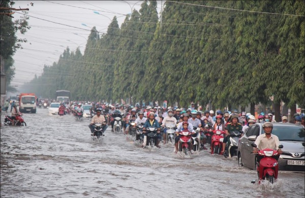 TIN TỨC MỚI - Ngập sâu ở vùng ĐBSCL: Do triều cường cao hay đồng bằng đang sụt lún?